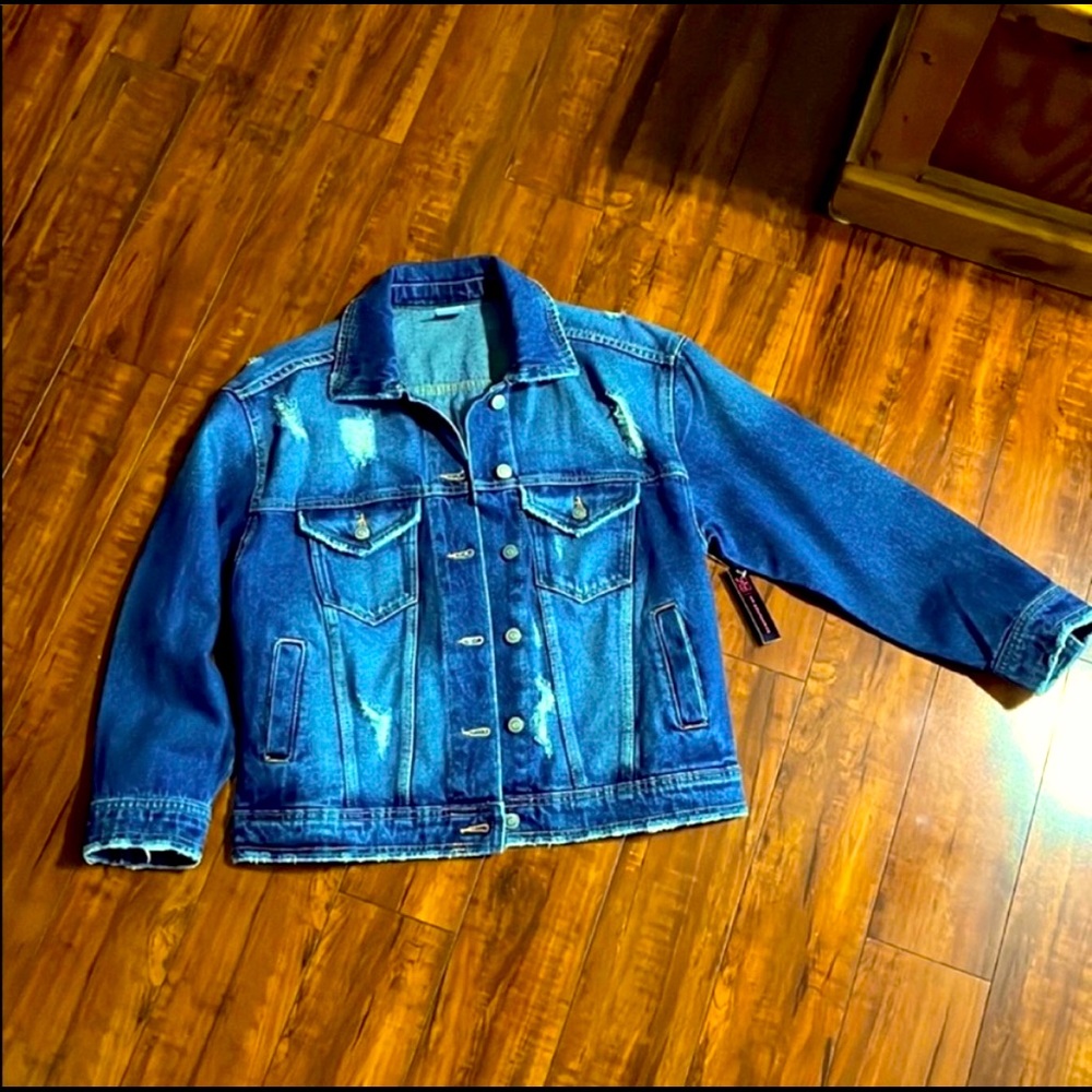 🆕. Distressed Jean Jacket
